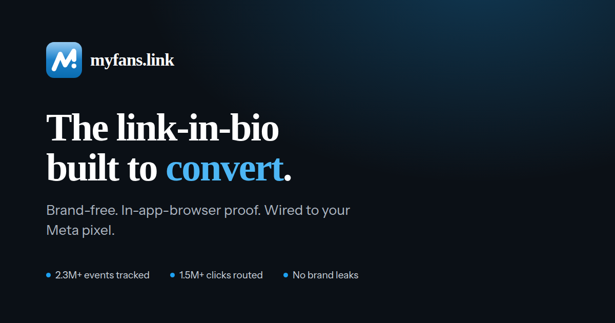 MyFans.Link preview
